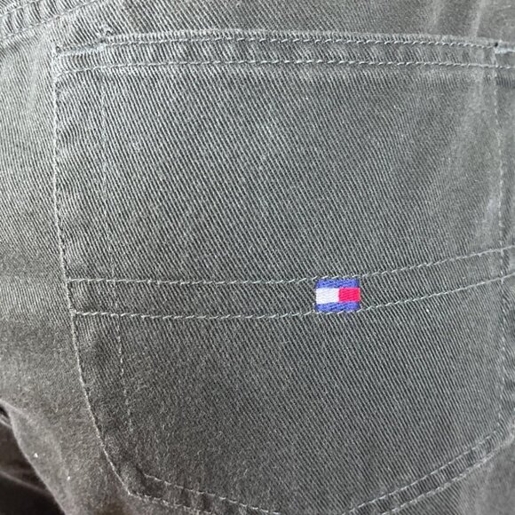 Tommy Hilfiger Womens Olive Jeans Comfortable Fit Denim Trousers Size 12 - Picture 4 of 7